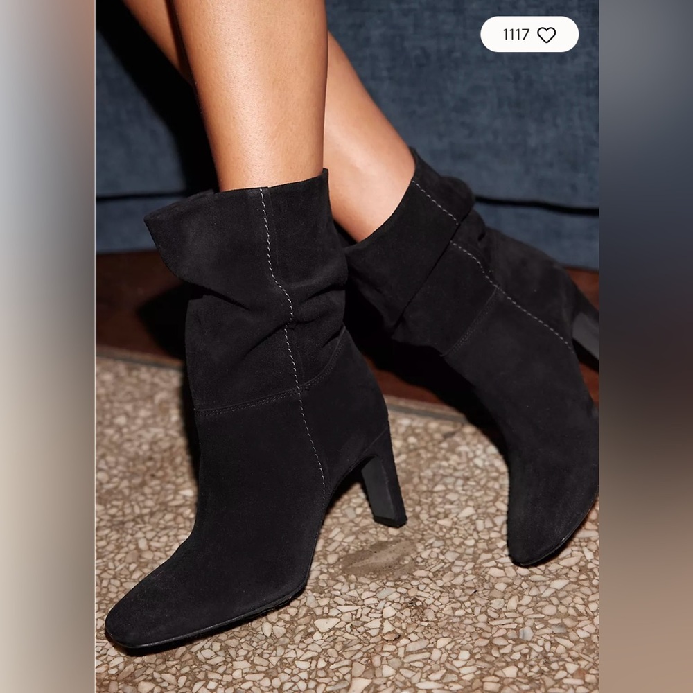 NEW SOLD OUT @ FREE PEOPLE Claudette Slouch Boots Size 10 Suede $198 @ NRDSTRM